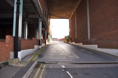 View of road ramp