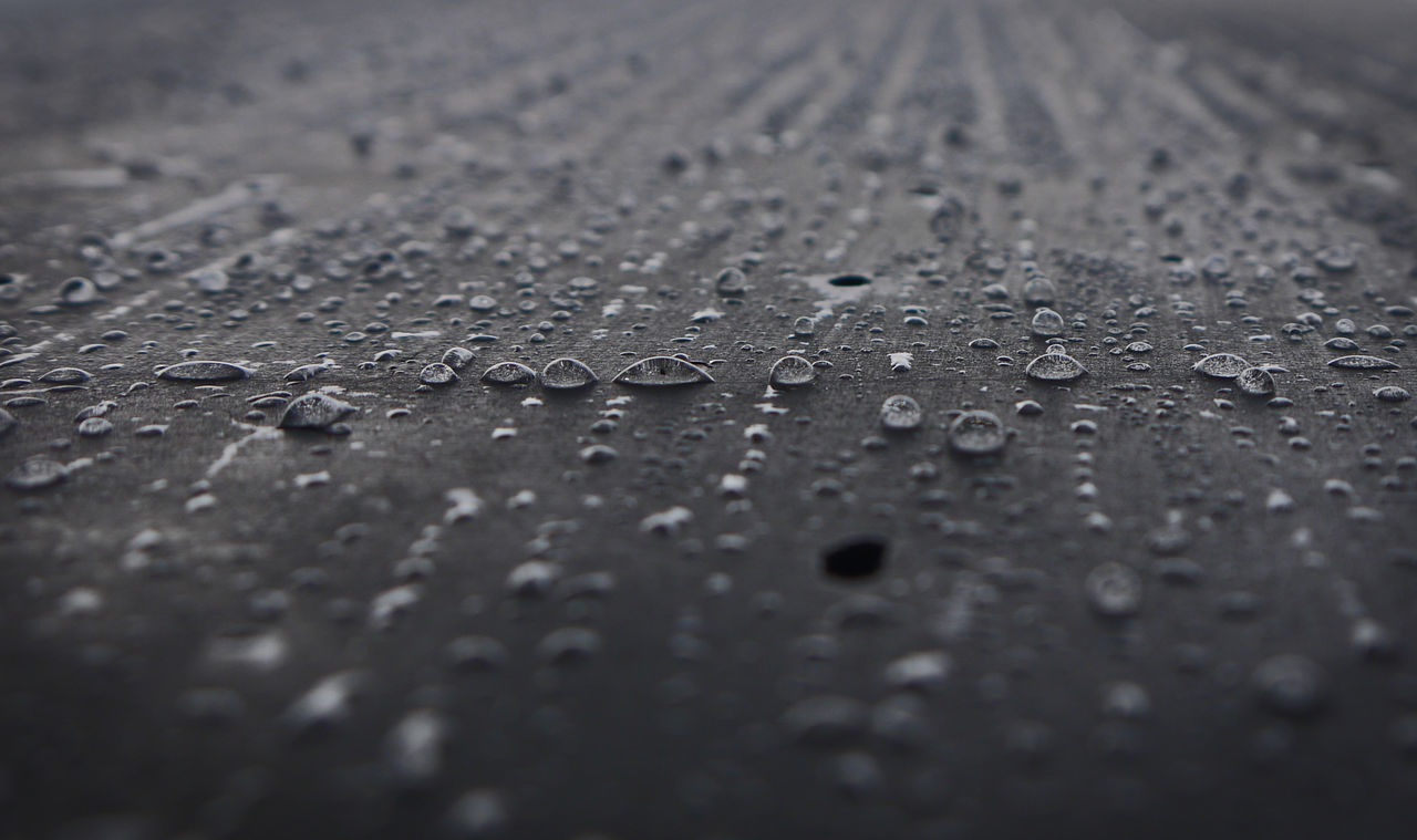 Water on granite