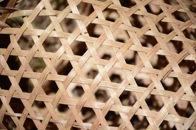 Full frame shot of woven basket