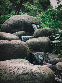 Stones in park