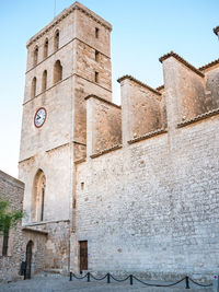 Low angle view of historical building against sky