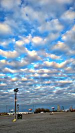 View of cloudy sky