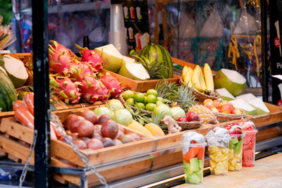 Food for sale at market