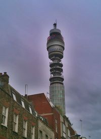 Low angle view of building against sky