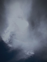 Low angle view of clouds in sky