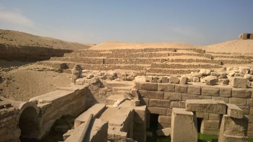 View of old ruins