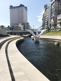 View of city skyline