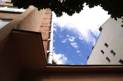 Low angle view of building against sky