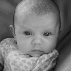 Portrait of cute baby