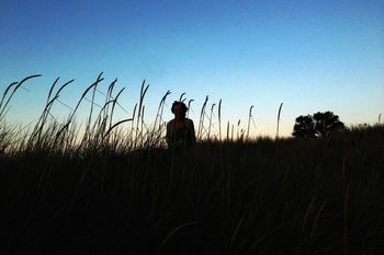 SCENIC VIEW OF LANDSCAPE AT SUNSET