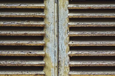 Full frame shot of rusty metallic structure