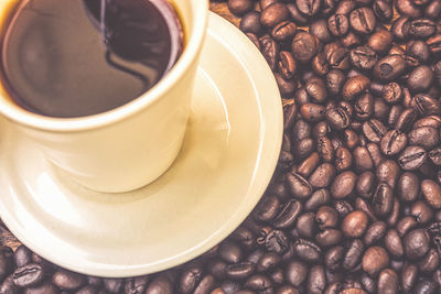 Close-up of coffee cup