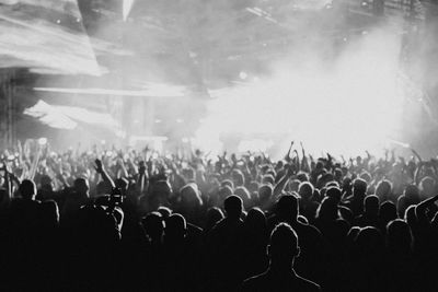 Crowd at concert