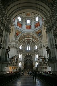 Interior of church