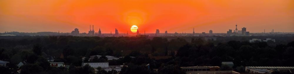 Blick auf hannover skyline