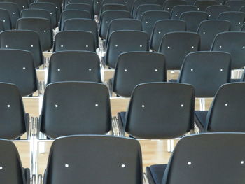 Full frame shot of empty seats