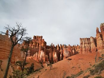 Bryce canyon against sky