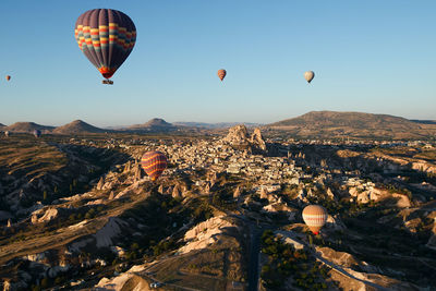 Cappadocia, turkey - october 14 2021. beautiful scenes in goreme, cappadocia.