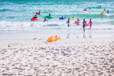 People on beach
