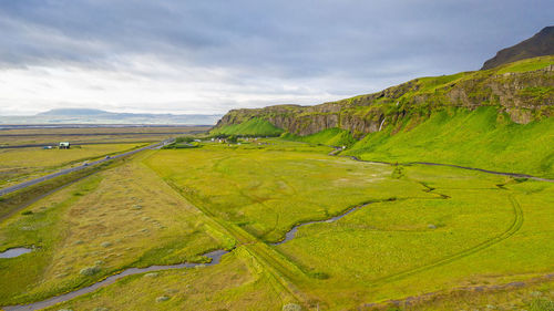 Scenic view of landscape against sky