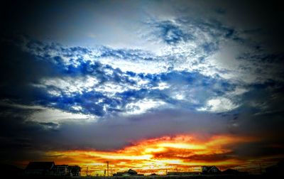 Scenic view of sky during sunset