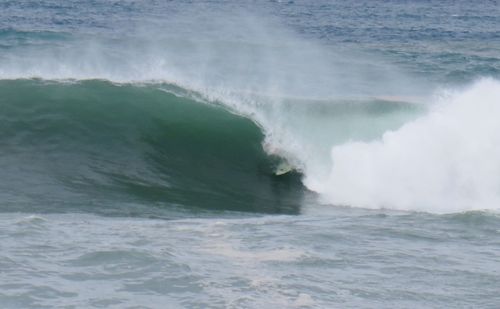 Scenic view of sea waves