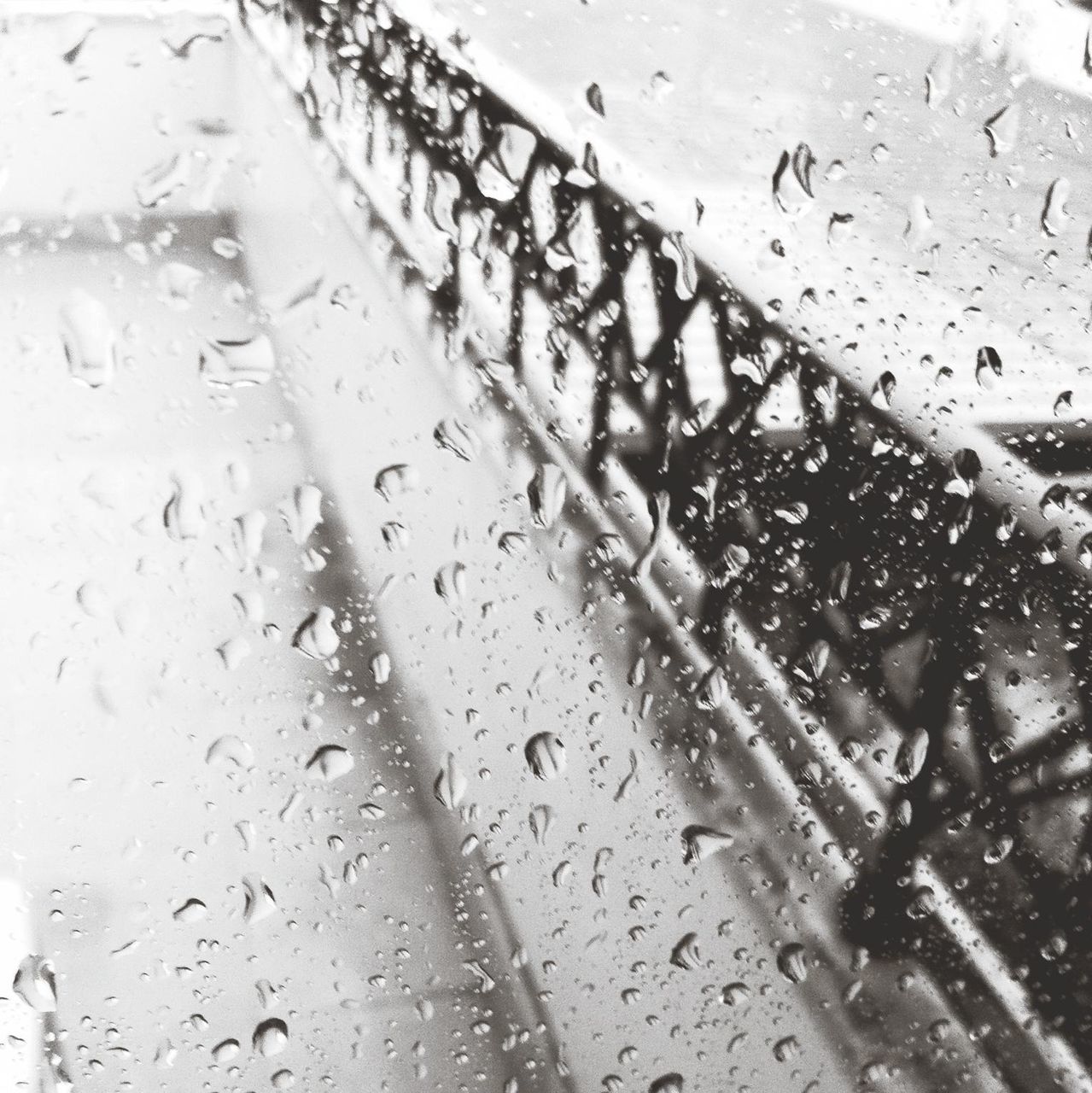 wet, water, drop, rain, season, window, glass - material, weather, transparent, monsoon, indoors, raindrop, puddle, high angle view, street, reflection, day, rainy season, rainy, close-up