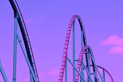 Low angle view of ferris wheel against sky