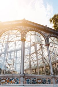 Low angle view of historical building against sky