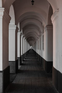 Corridor of building