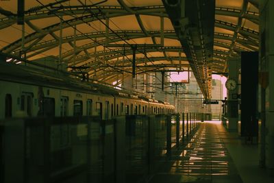 Illuminated subway