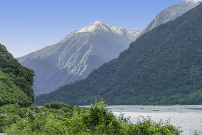 Scenery around the aoraki, also called mount cook, the highest mountain in new zealand