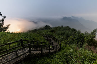 Scenic view of landscape against sky