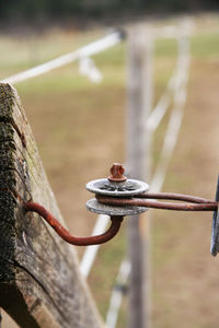 Close-up of rusty metal