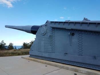 Built structure against blue sky