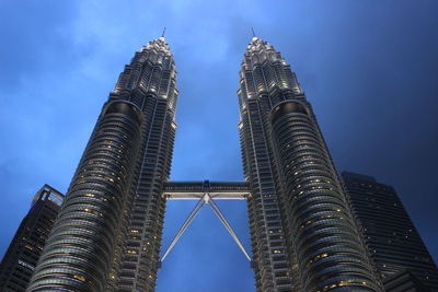 Low angle view of tower against sky