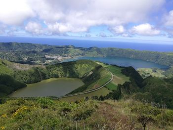 Scenic view of landscape against sky