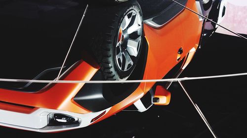 Close-up of ship in boat