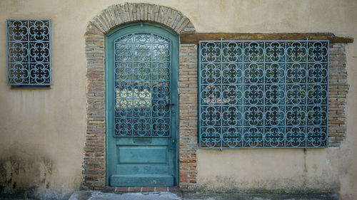 Open door of window