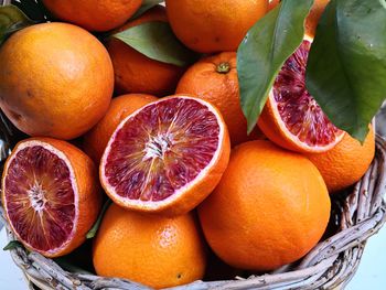 Close-up of fruits for sale at market stall