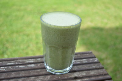 Close-up of wooden plank