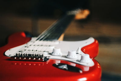 Close-up of guitar