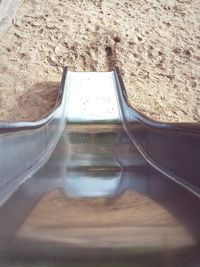 High angle view of playground