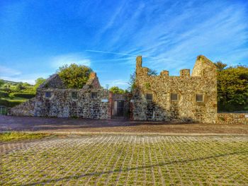 Old ruins against clear sky