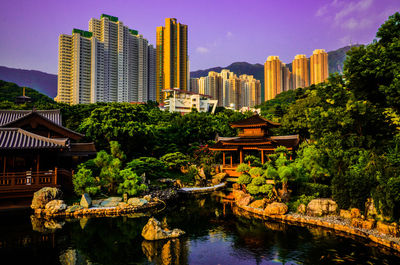 River with buildings in background