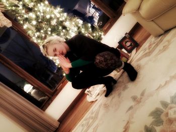 Portrait of young woman