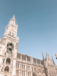 Low angle view of temple building against sky