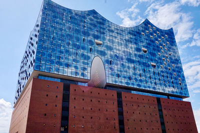 Low angle view of building against sky