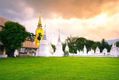 Wat suan dok is a buddhist temple in chiang mai, northern thailand