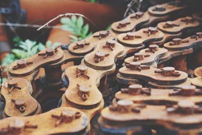 Close-up of cookies for sale